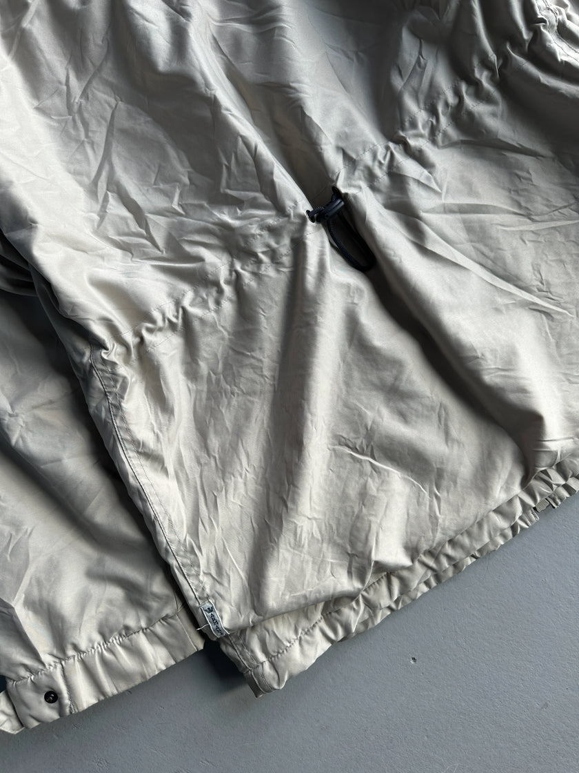 ARMANI JEANS - 1990s ZIPPED SLEEVE FUNNEL NECK JACKET