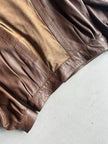 1980s DROPPED SHOULDER LEATHER AND SUEDE BOMBER JACKET