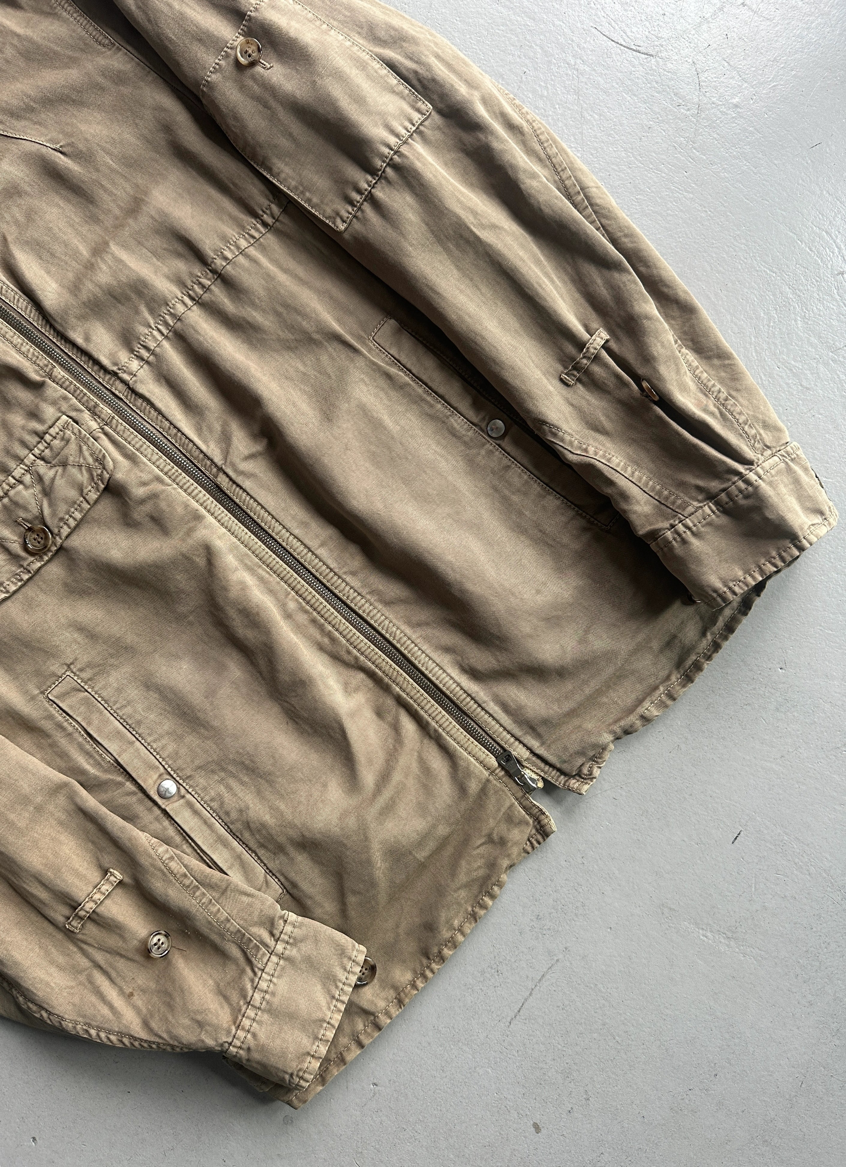 PRADA LINEA ROSSA - 2000s DECONSTRUCTED LIGHT JACKET