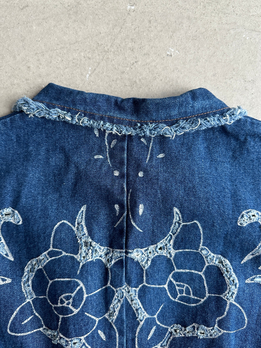 1990s DENIM VEST GILET