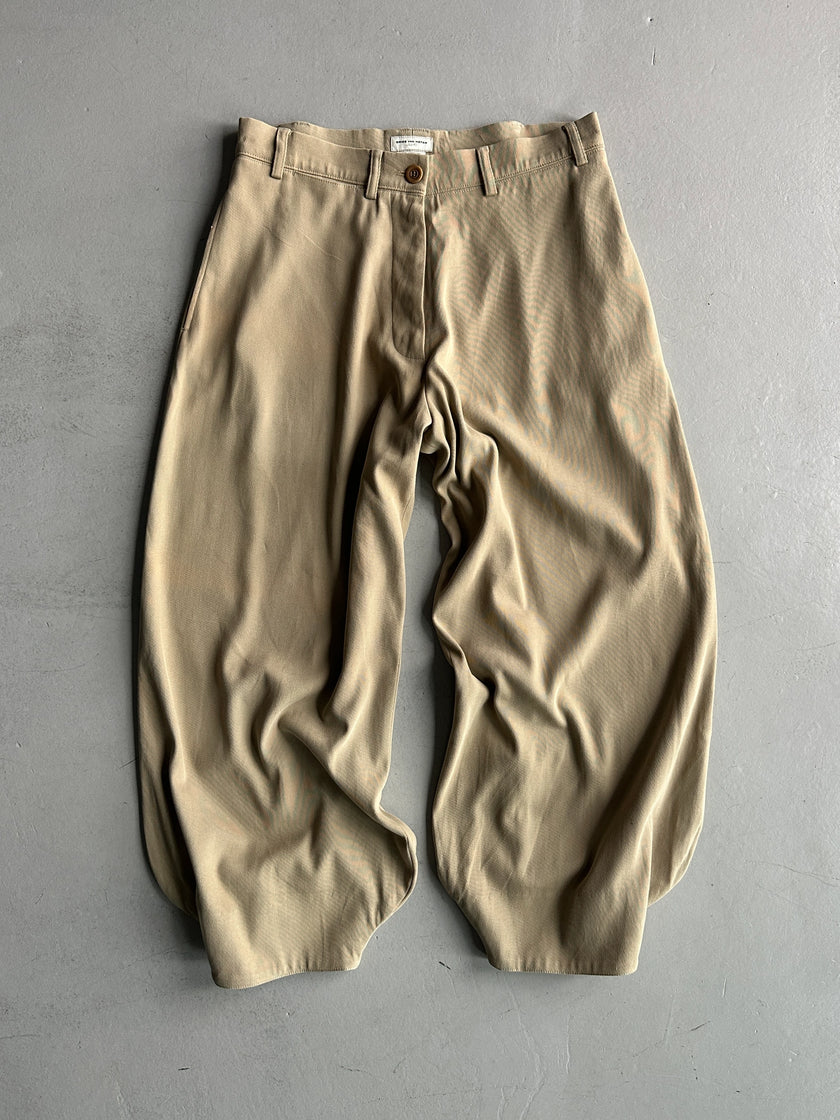 DRIES VAN NOTEN - 2000s RELAXED FIT PLUS FOUR TROUSERS
