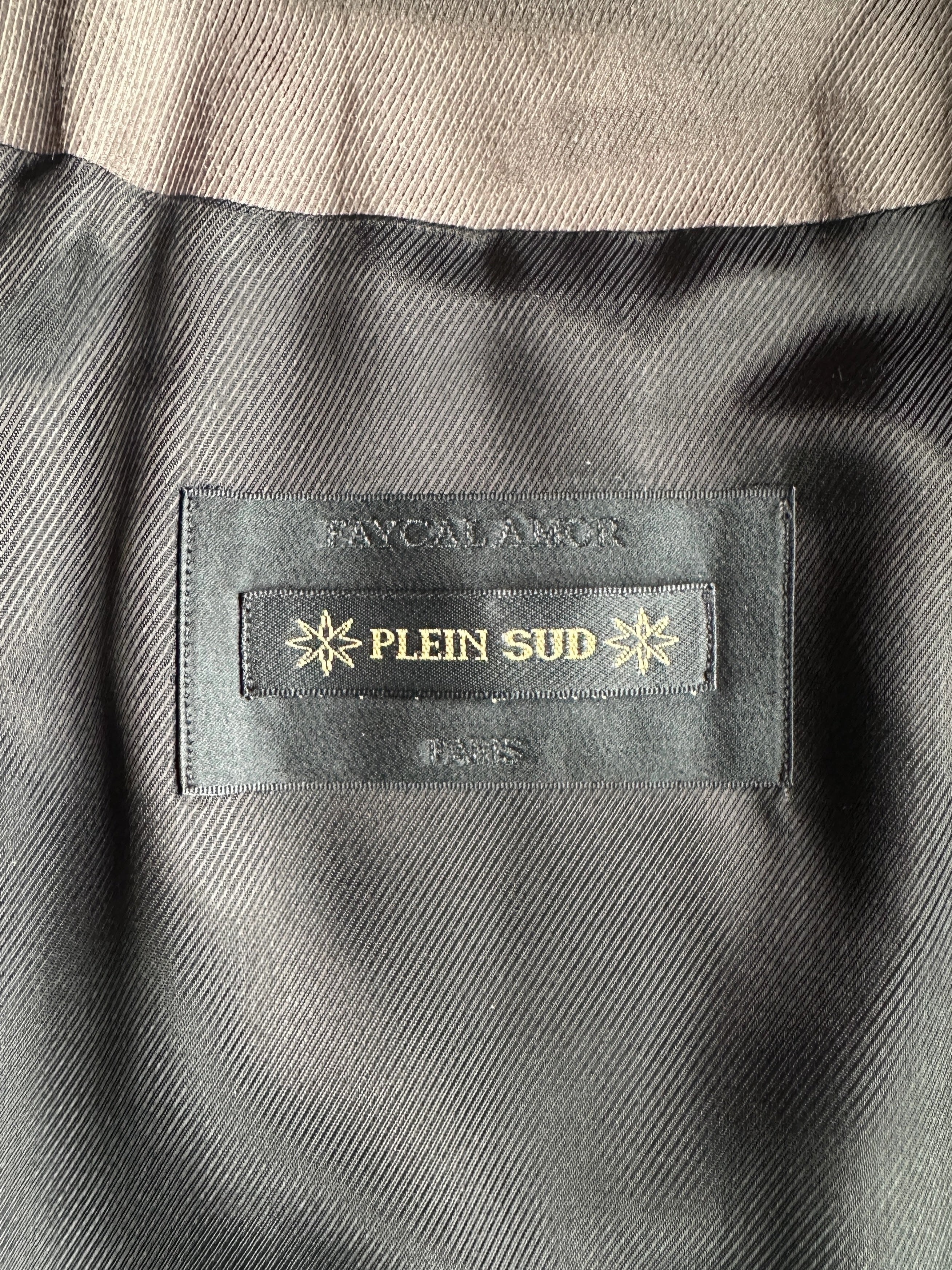 PLEIN SUD - 1990s EXAGGERATED SHAWL COLLAR JACKET