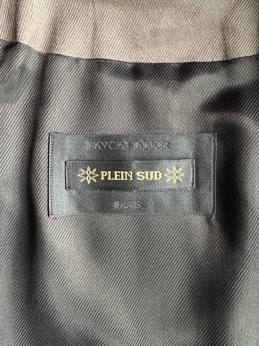 PLEIN SUD - 1990s EXAGGERATED SHAWL COLLAR JACKET