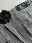 ITALIAN LABEL 1980s 2 IN 1 BOXY FIT DENIM BOMBER JACKET GILET
