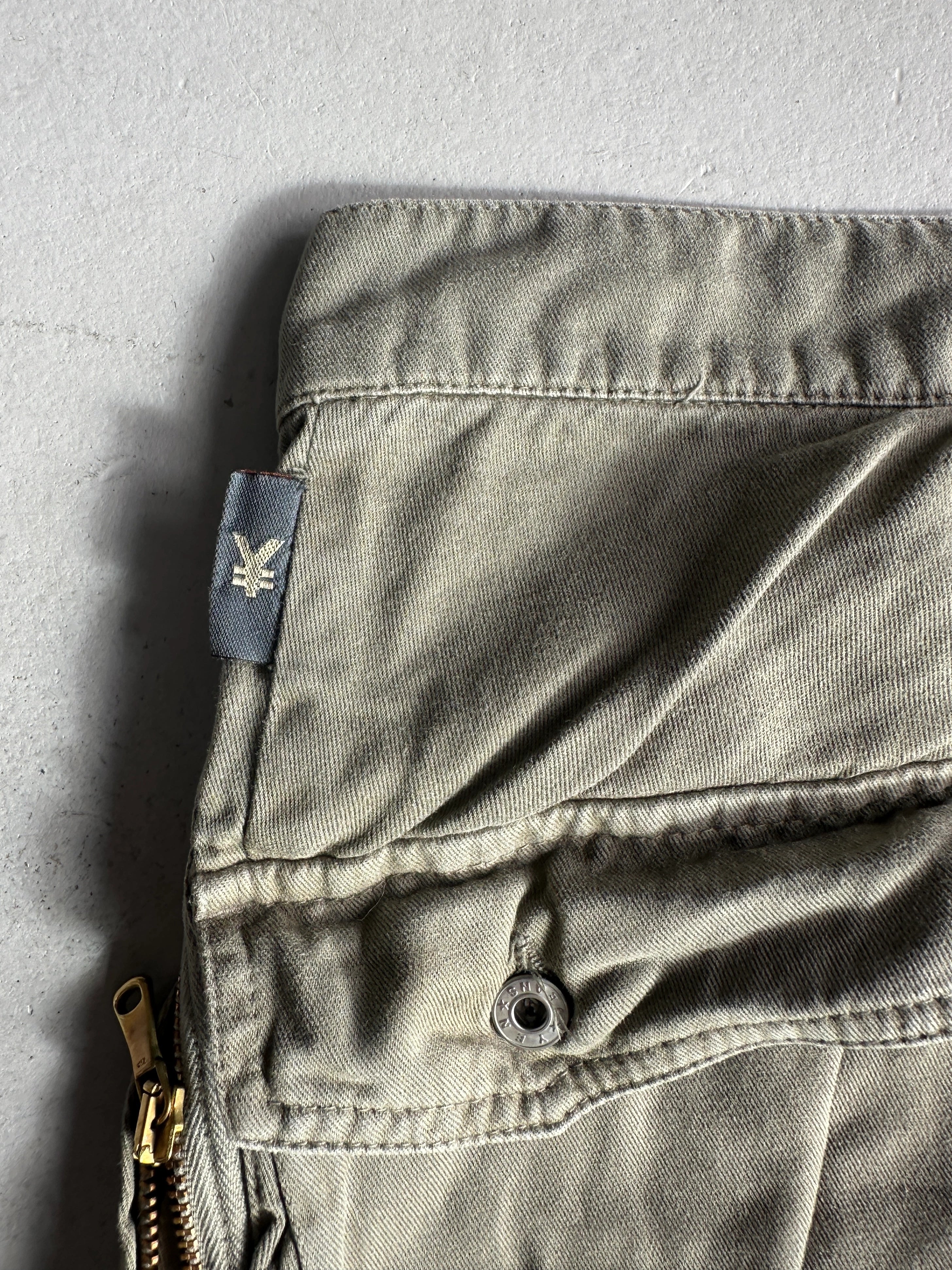 MICHIKO KOSHINO - 2000s BERMUDA CARGO SHORTS