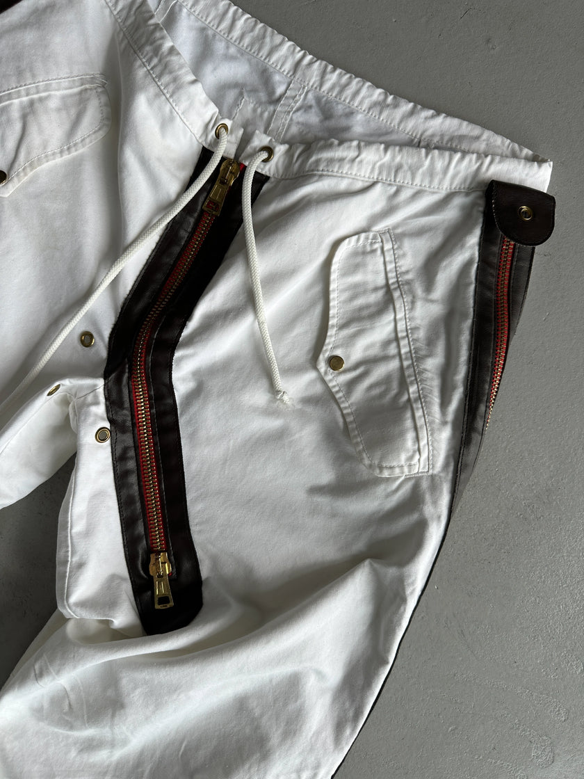 DSQUARED2 - S/S 2002 ZIPPED LEG CARGO TROUSERS