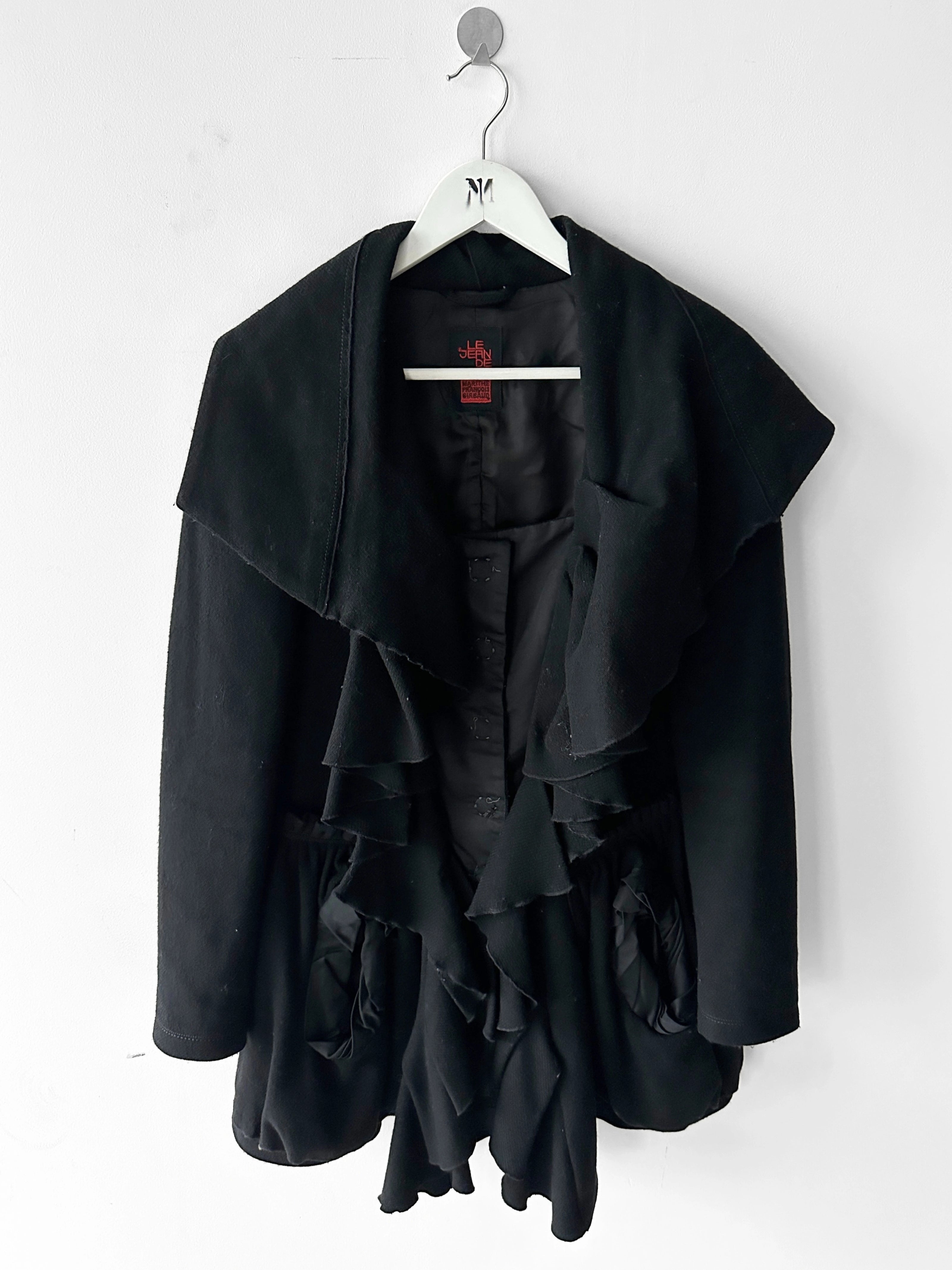 MARITHÉ + FRANÇOIS GIRBAUD - F/W 2009 RUCHED FRONT WOOL JACKET WITH CORSET INNER LAYER