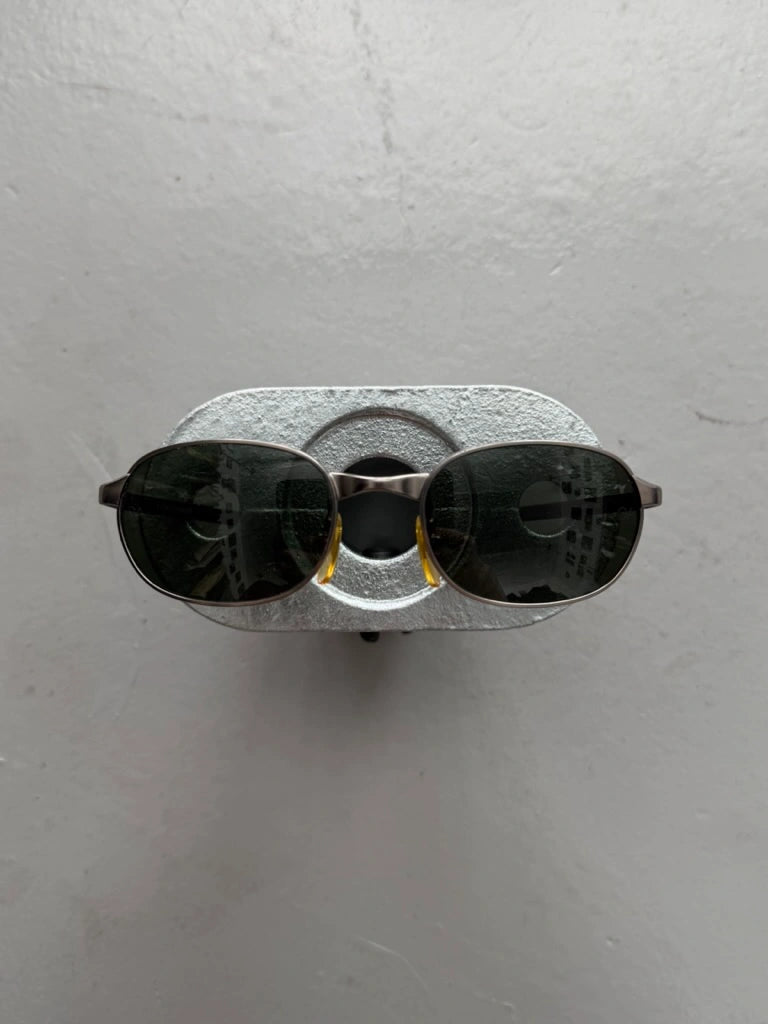GIORGIO ARMANI -  1990s OVAL SUNGLASSES WITH METAL FRAME