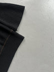MARITHÉ + FRANÇOIS GIRBAUD - 2000s LONG SLEEVE KNIT TOP WITH STITCHING DETAILS
