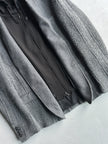 DANIELE ALESSANDRINI - 2000s SLIM FIT BLAZER WITH REMOVABLE HOOD PANEL