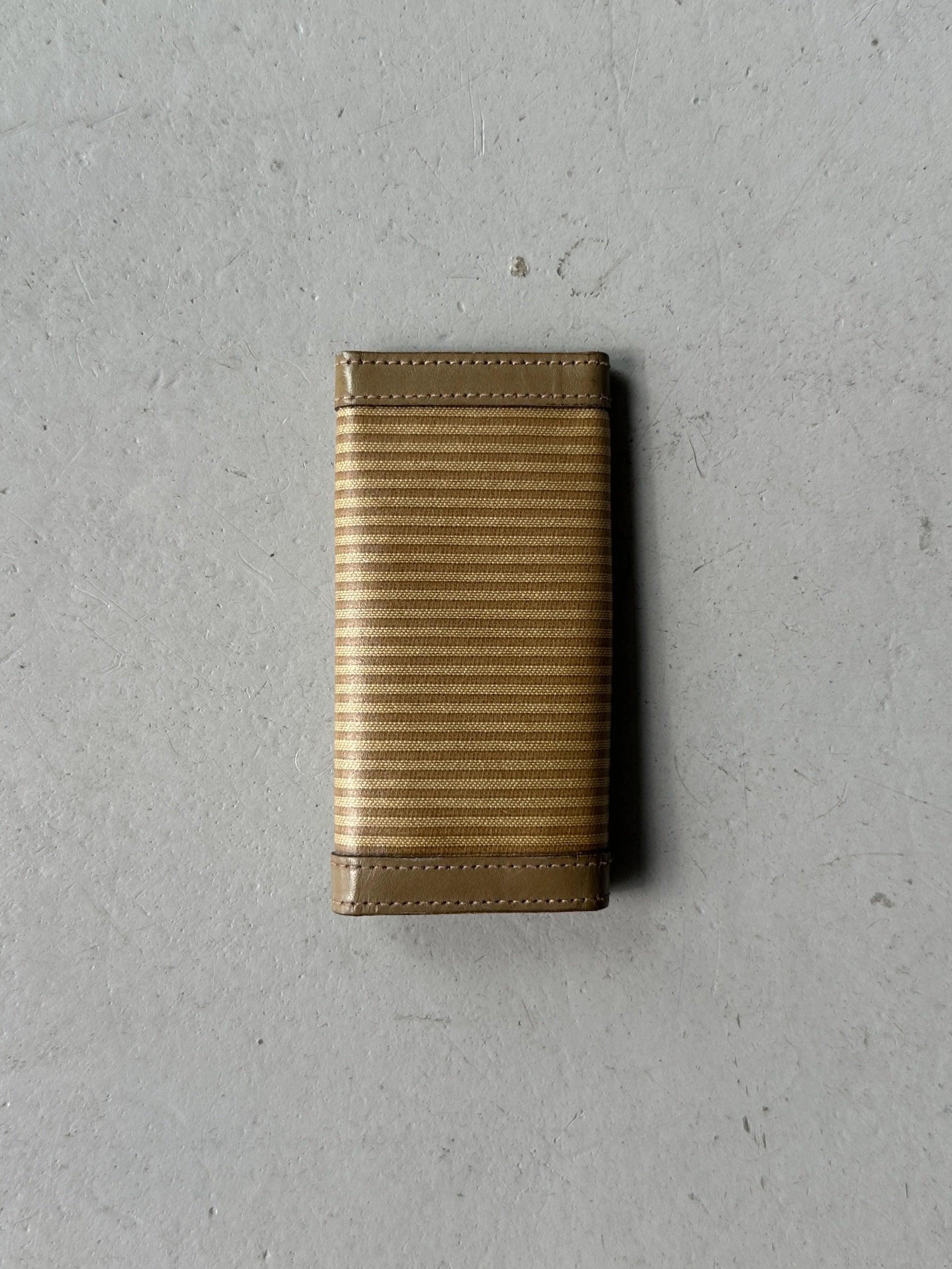 YVES SAINT LAURENT - 1980s LEATHER KEY HOLDER
