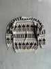 1990s JACQUARD KNIT ROUND NECK JUMPER