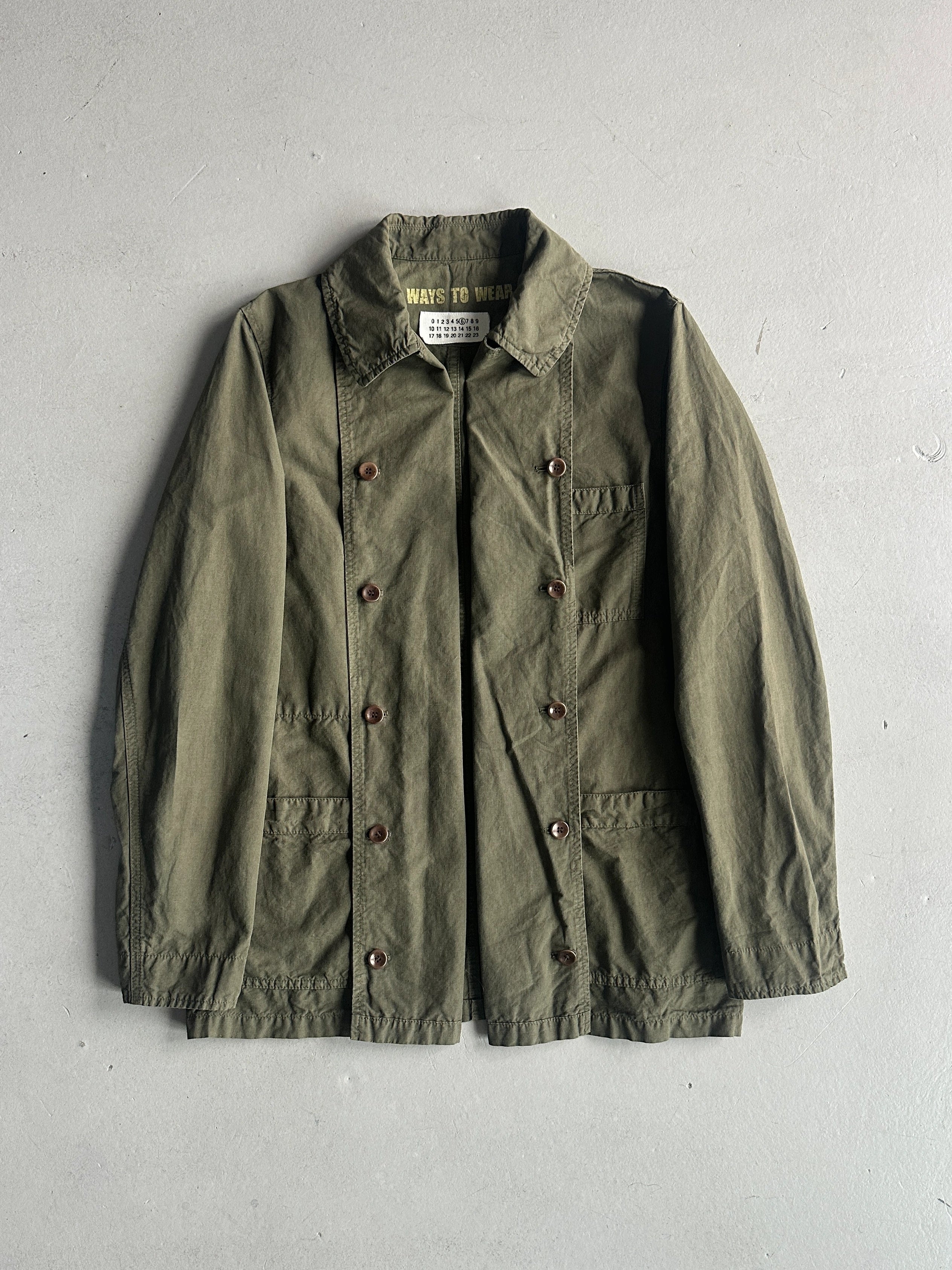 MARTIN MARGIELA - S/S 2003 3 WAYS TO WEAR BUTTONED JACKET