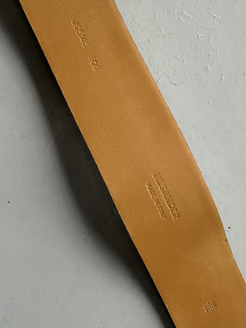 JIL SANDER - early 2000s LEATHER BELT