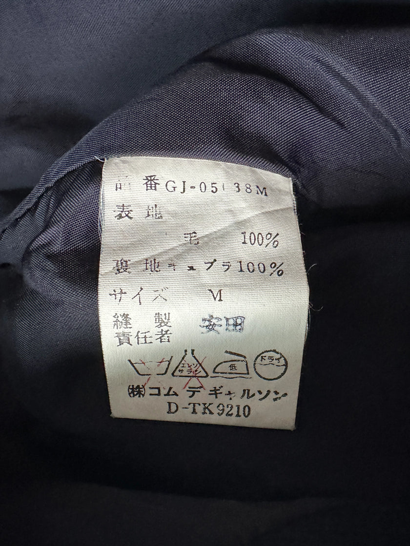 COMME DES GARÇONS - 1990s ASYMMETRICAL FRONT ZIPPED JACKET