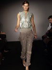 GAETANO NAVARRA - S/S 2004 2 IN 1 TROUSERS SHORTS WITH ZIP DETAILS