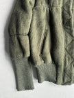 ALVIERO MARTINI - F/W 2009 BOMBER JACKET WITH ELONGATED RIBBED CUFFS