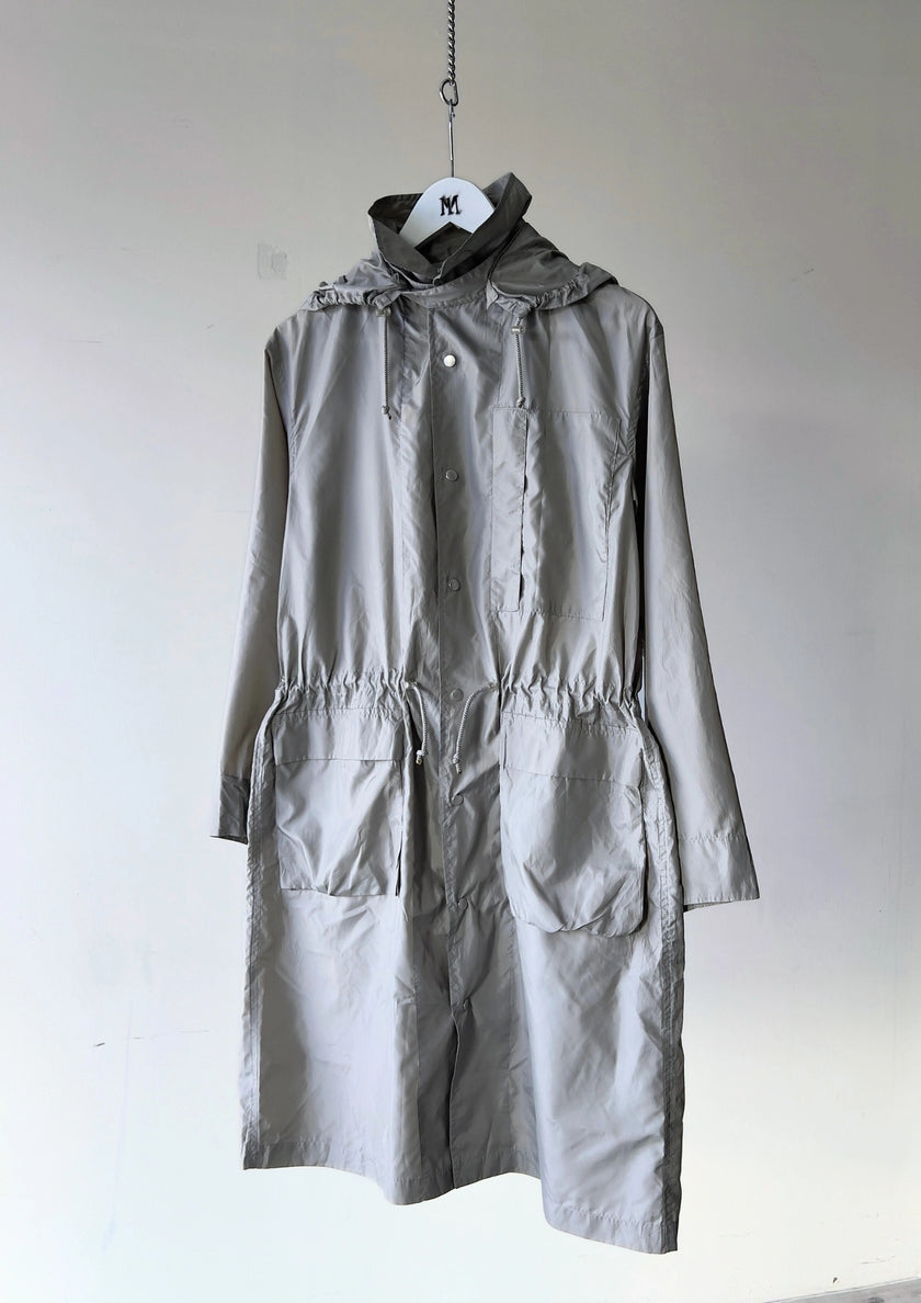 ISSEY MIYAKE WINDCOAT - 1980s FOLDABLE LONG WINDBREAKER JACKET