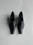 1990s KITTEN HEELS SLIP ON SHOES