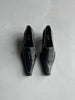 1990s KITTEN HEELS SLIP ON SHOES