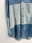 MARITHÉ + FRANÇOIS GIRBAUD - 1990s STONE WASHED HOODED DENIM SHACKET