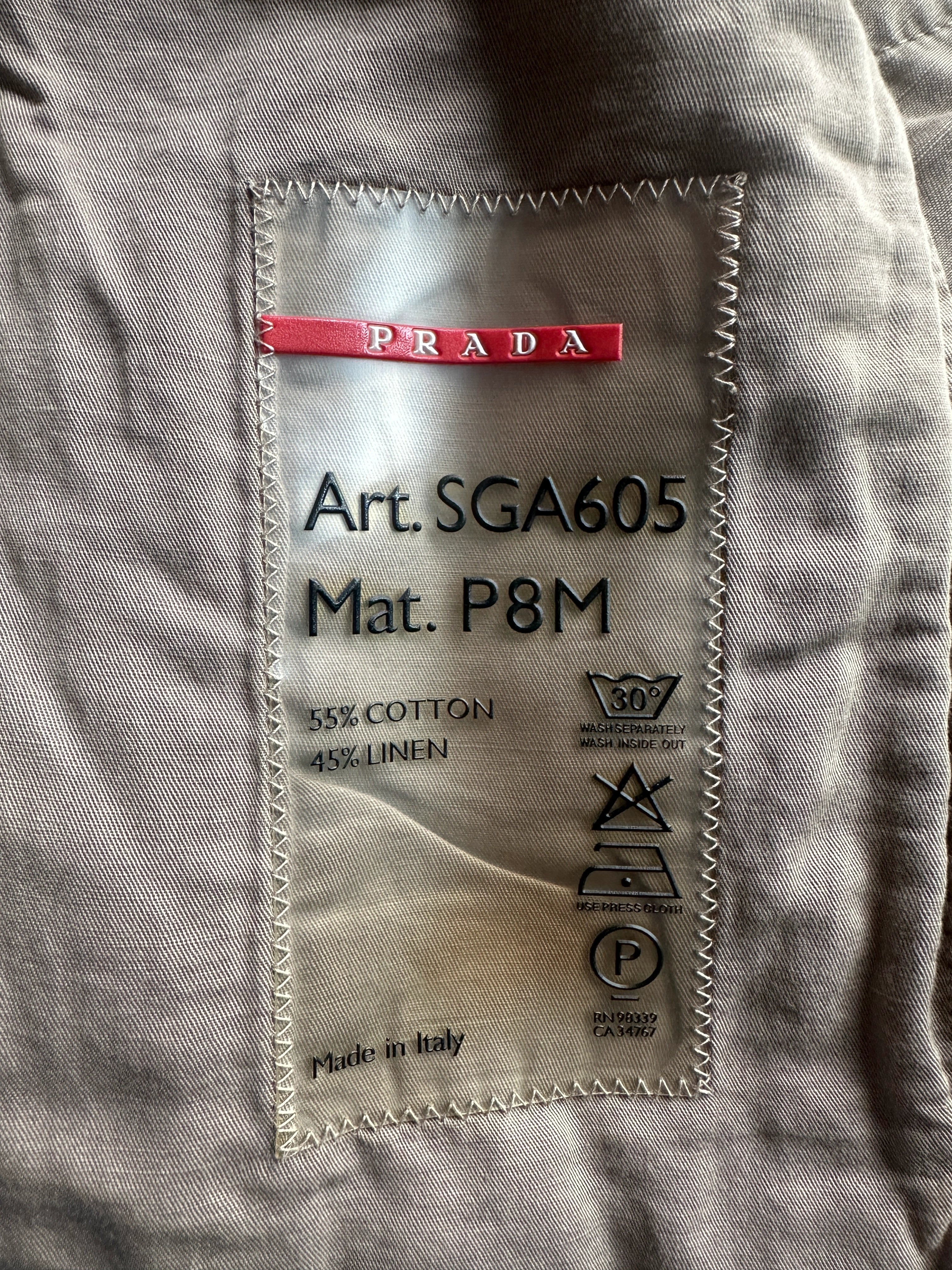 PRADA LINEA ROSSA - 2000s DECONSTRUCTED LIGHT JACKET