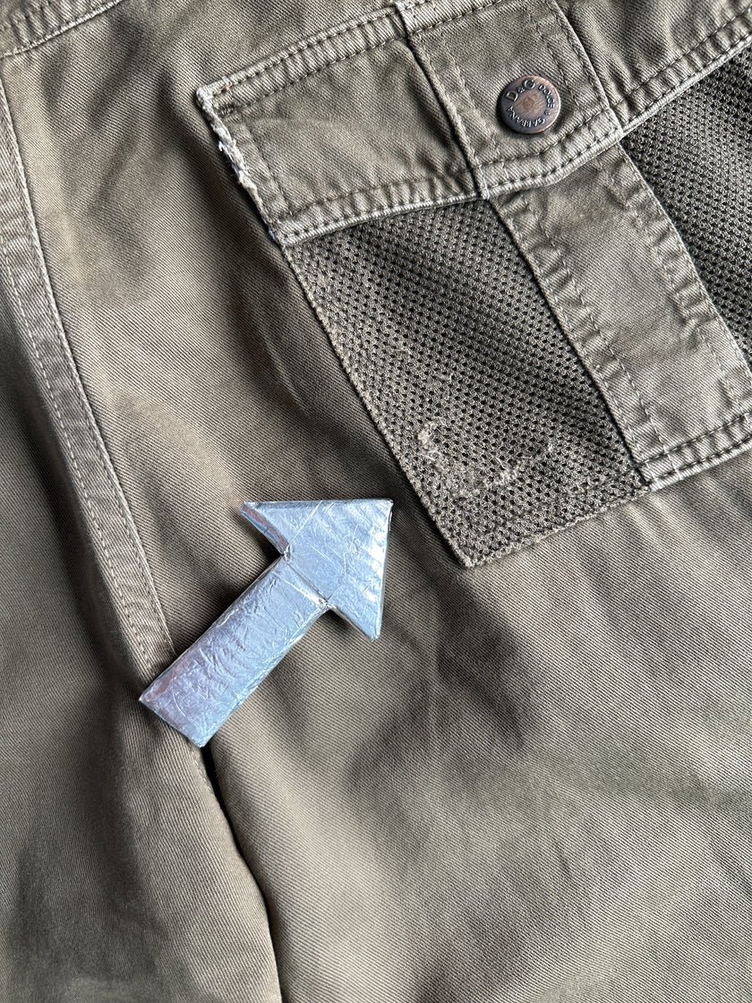 DOLCE & GABBANA - S/S 2003 MULTI POCKET CARGO TROUSERS