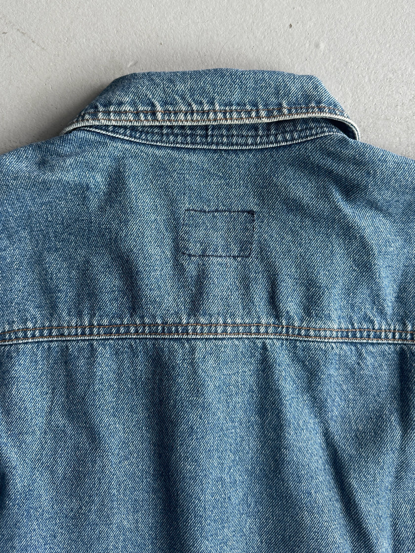 TRUSSARDI - 1990s MULTI POCKET DENIM JACKET
