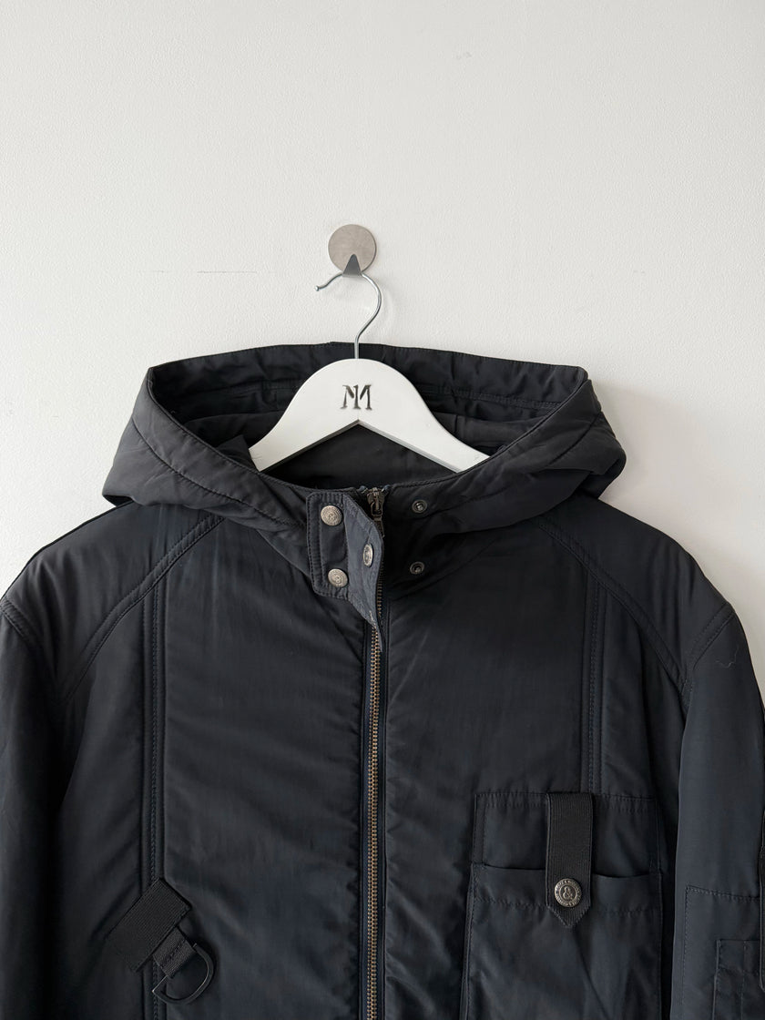 DOLCE & GABBANA - late 1990s HOODED BONDAGE PARKA JACKET