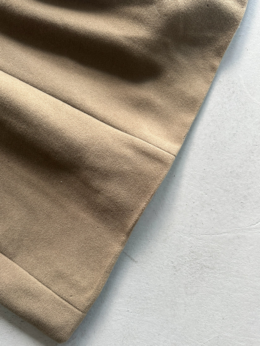 GIORGIO ARMANI - 1990s BELTED COLLARLESS COAT