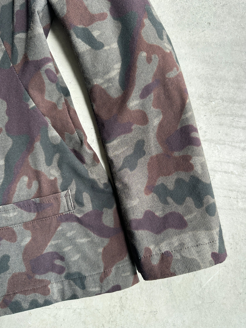 YOHJI YAMAMOTO Y's - A/W 2011 CAMOUFLAGE PRINT BLAZER