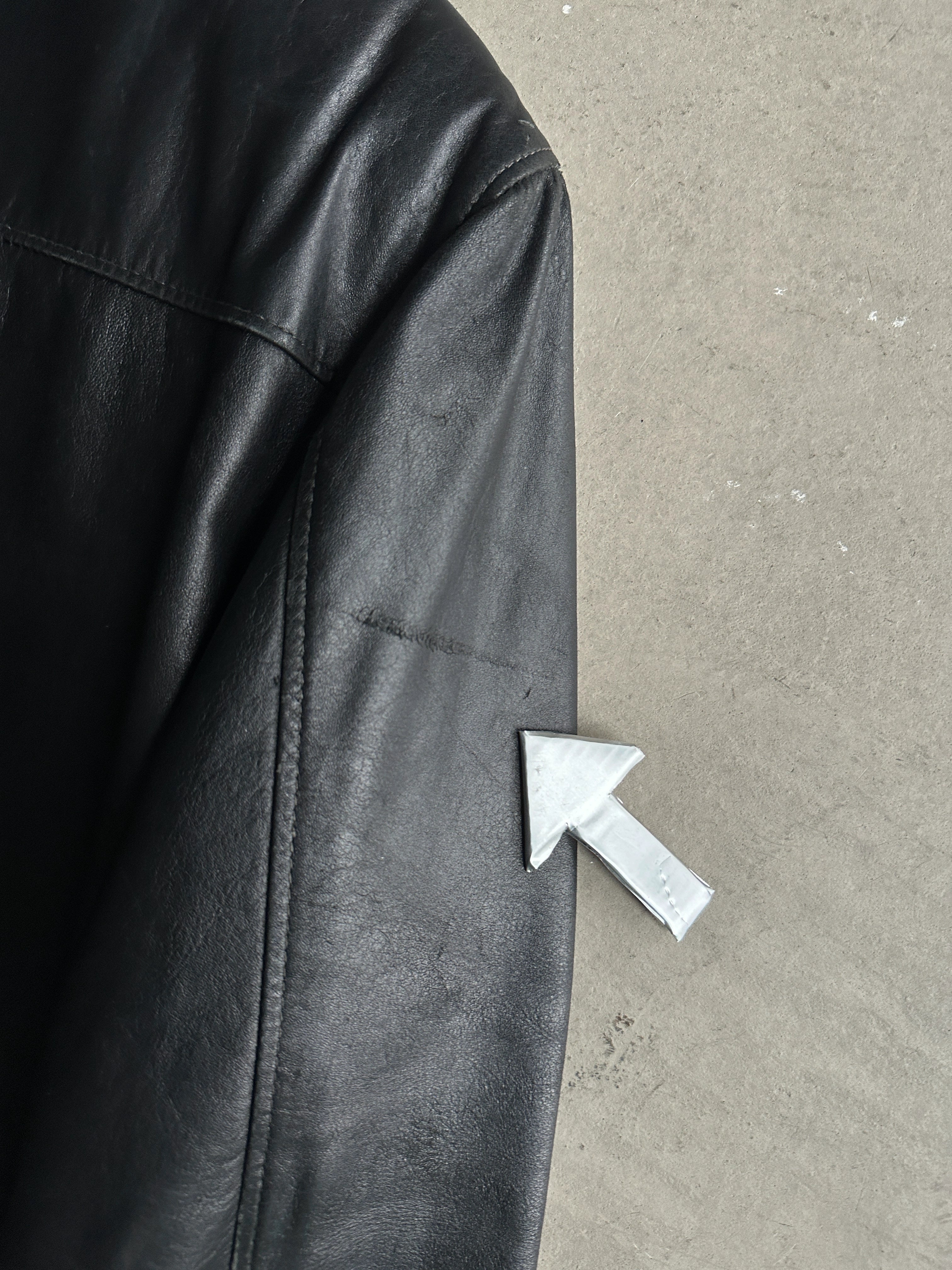 1990s STRAIGHT FIT LEATHER JACKET