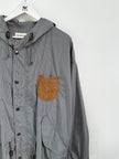 EMPORIO ARMANI - late 1990s MICRO CHECK HOODED PARKA