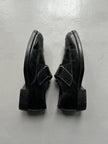 YOHJI YAMAMOTO  SACSNY Y'SACCS - 2000s MONK STRAP LEATHER SHOES