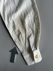 ESCADA - 1980s EMBROIDERED PLEATED BLOUSE