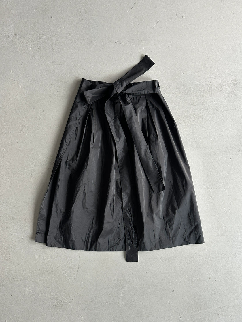 ETRO - 1990s WRAP AROUND SILK SKIRT