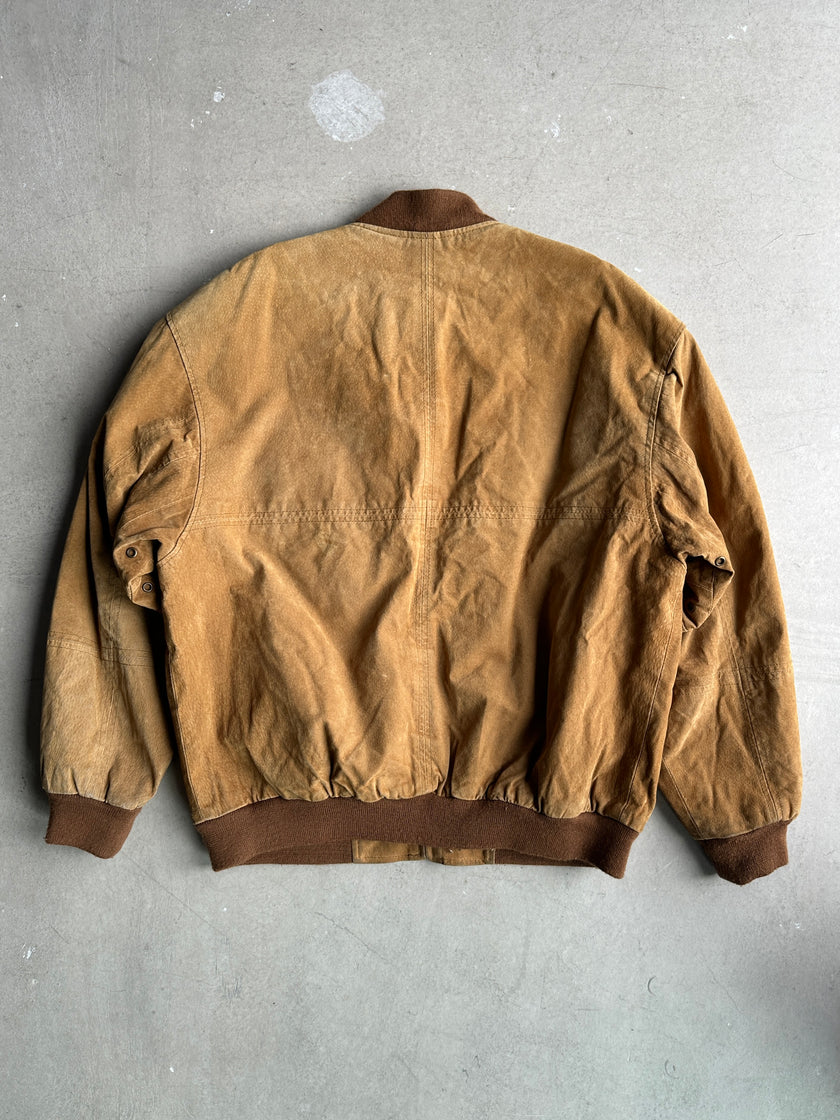 1980s SUEDE BOMBER JACKET