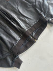 SIMONE SAUVAGE - 2000s BOXY FIT LEATHER JACKET