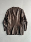 EMPORIO ARMANI - S/S 2004 MIDI LENGTH SOFT LEATHER JACKET