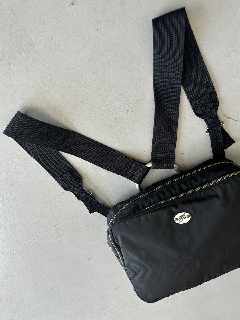 JEAN PAUL GAULTIER JUNIOR - 1990s RECTANGULAR NYLON BACKPACK