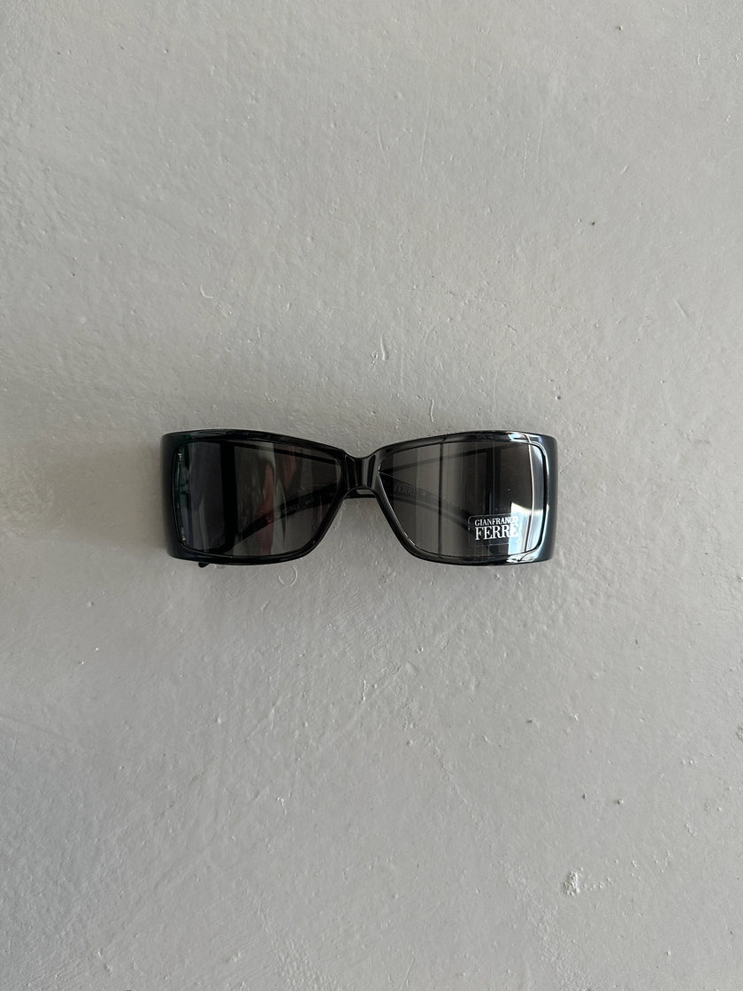 GIANFRANCO FERRÉ - 1990s WRAPAROUND SUNGLASSES WITH CUT OUT ARMS