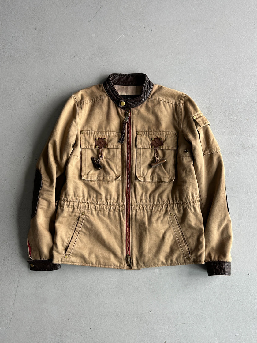 DSQUARED2 - F/W 2002 CARGO JACKET WITH LEATHER TRIMS