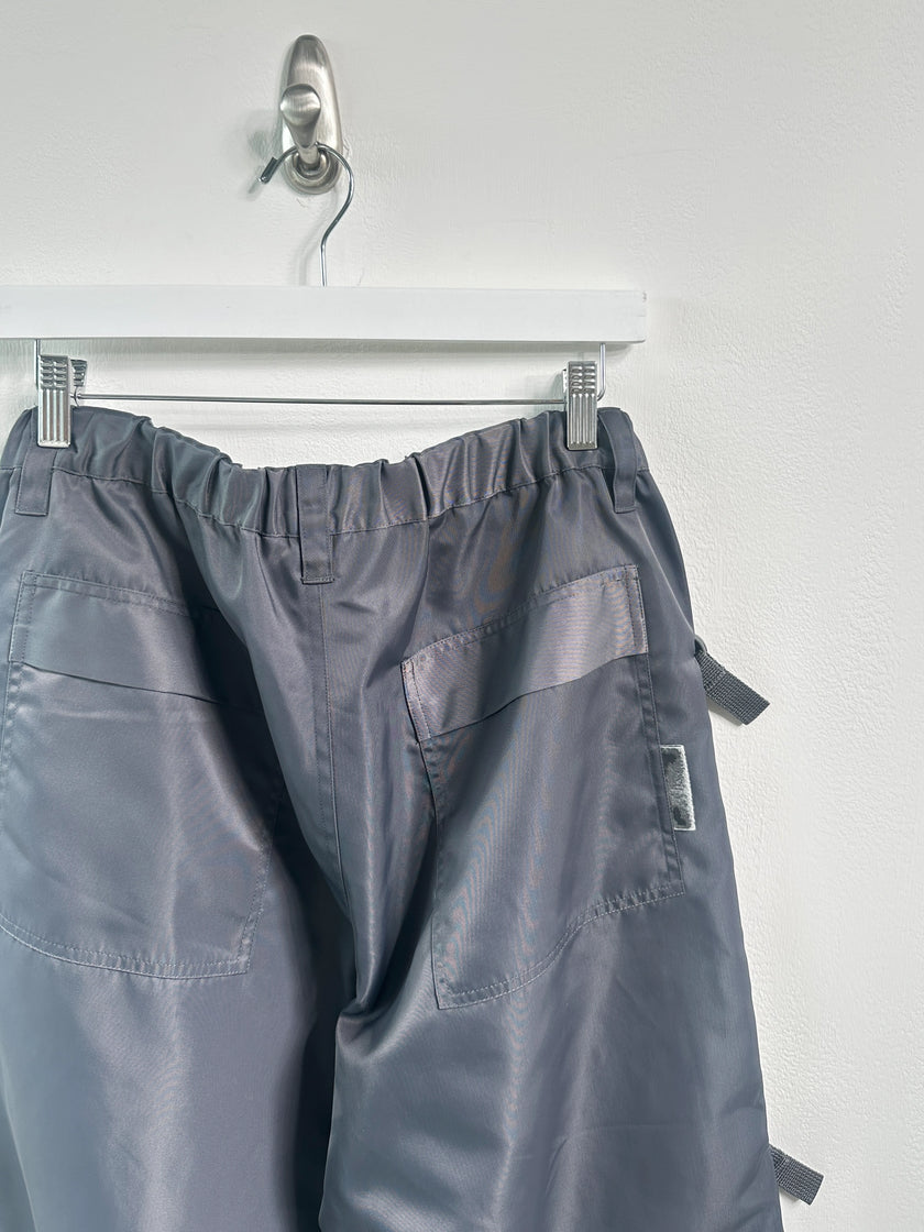 FINAL HOME - early 2000s TECHNICAL TROUSERS WITH SIDE BUTTON DETAILS