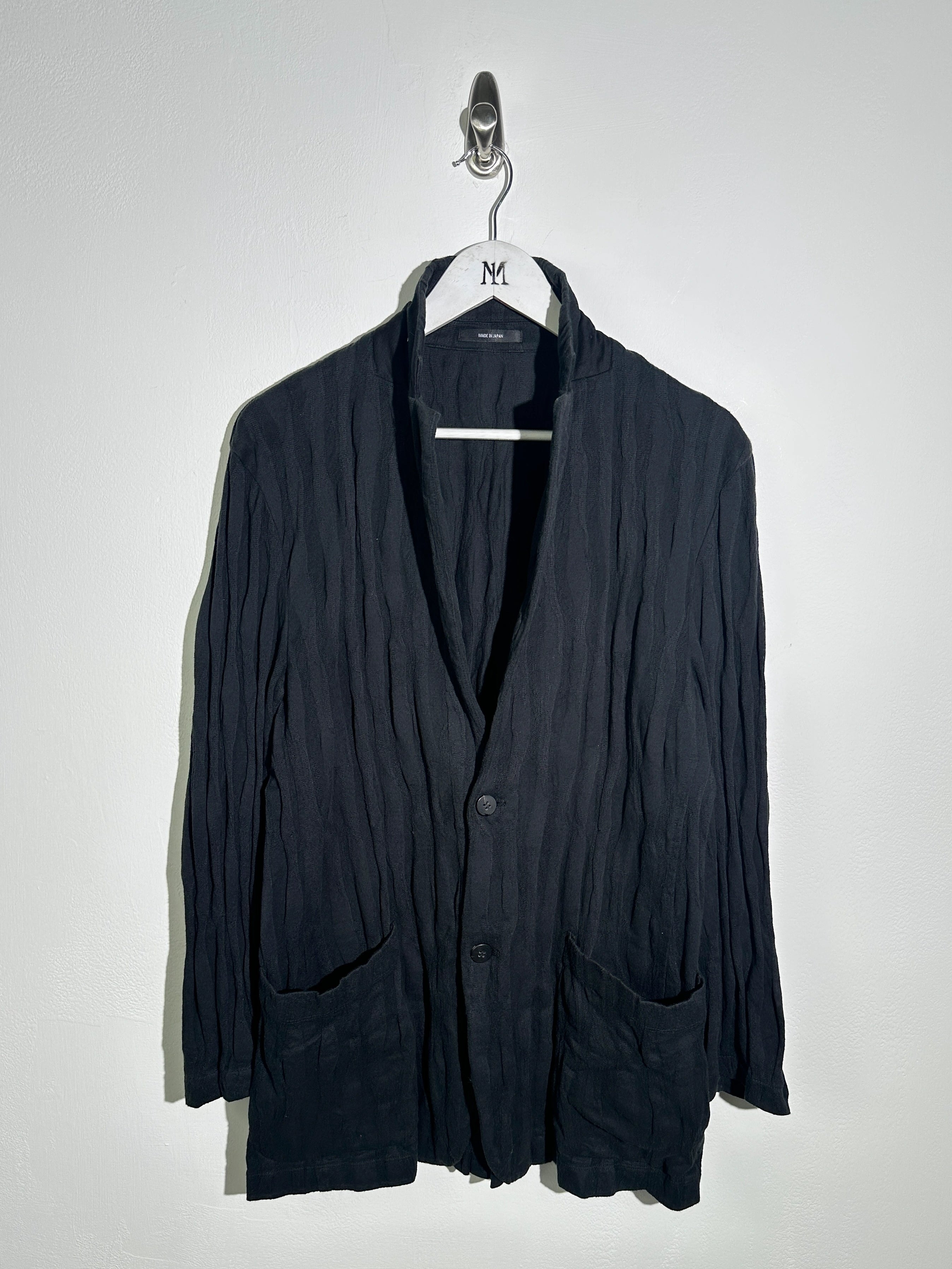 ISSEY MIYAKE - S/S 2017 RELAXED FIT CRINKLED BLAZER