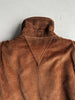 ITALIAN LABEL 1980s PANELED CORDUROY BOMBER JACKET WITH CONTRASTING SLEEVE