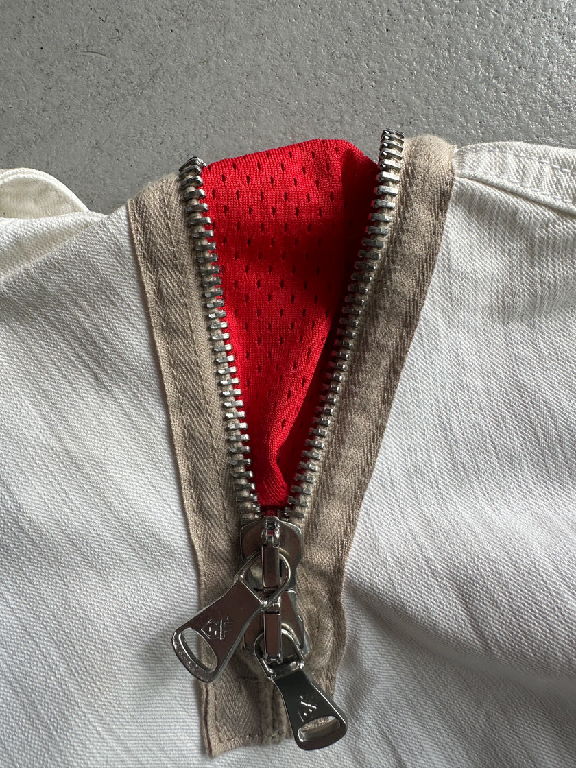 GIANFRANCO FERRÉ - 1990s ZIP DETAIL FRONT DENIM JACKET