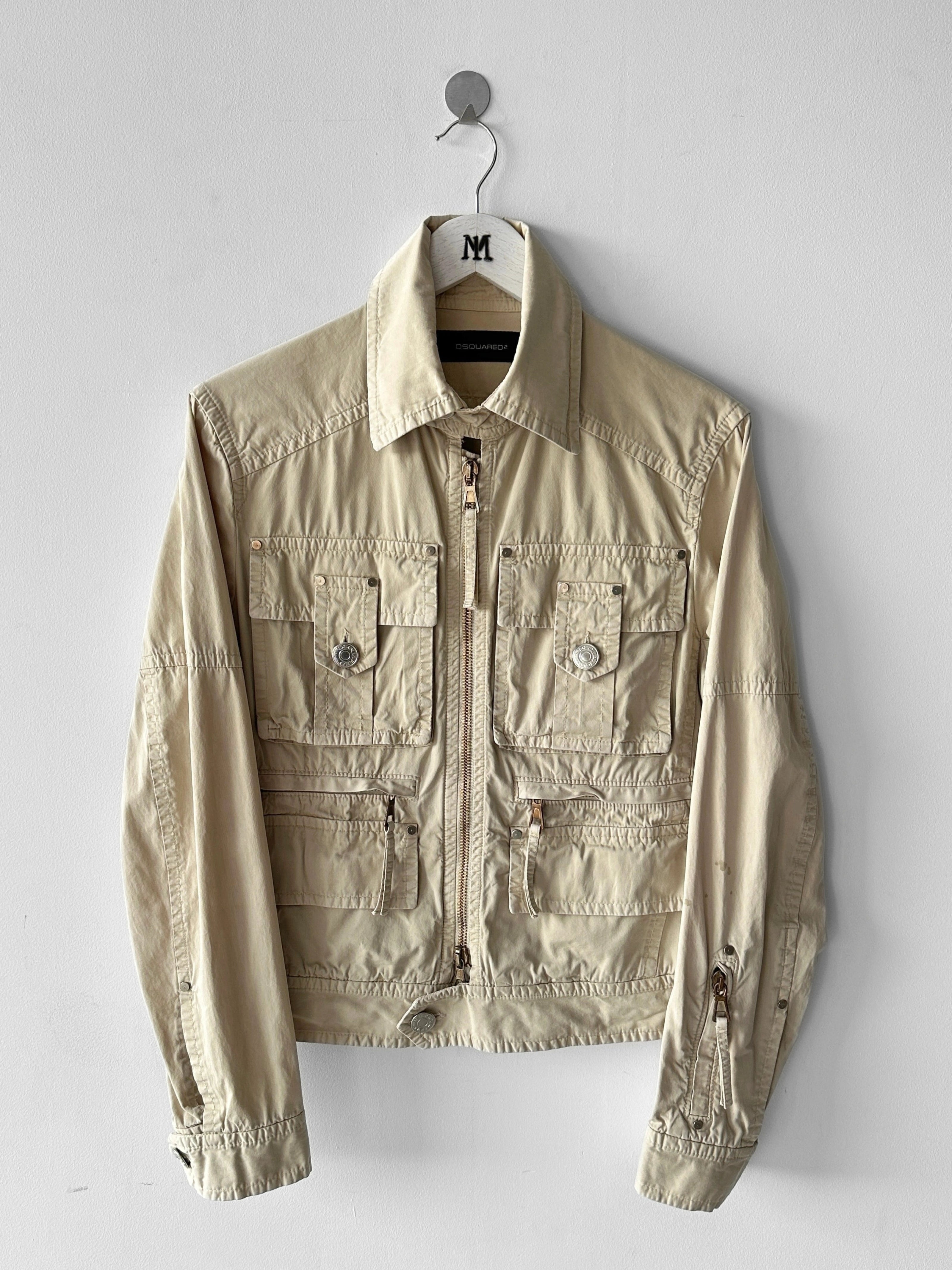 DSQUARED2 - S/S 2004 MULTI POCKET CROP FIT COTTON JACKET