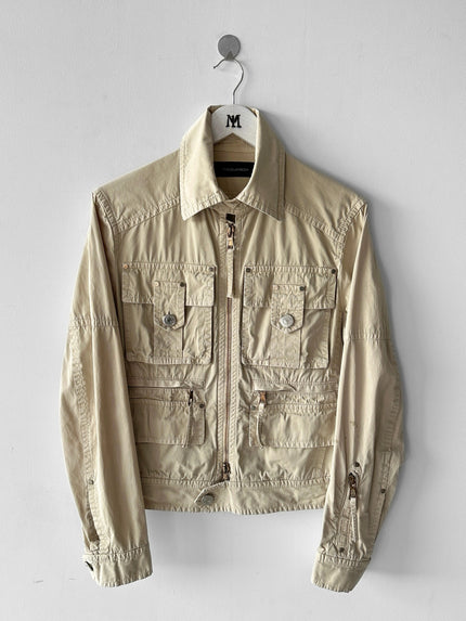 DSQUARED2 - S/S 2004 MULTI POCKET CROP FIT COTTON JACKET