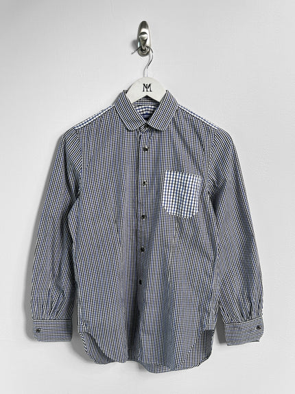 JUNYA WATANABE COMME DES GARÇONS - S/S 2010 GINGHAM CHECKS SHIRT WITH CURVED SLEEVE