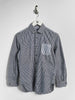 JUNYA WATANABE COMME DES GARÇONS - S/S 2010 GINGHAM CHECKS SHIRT WITH CURVED SLEEVE